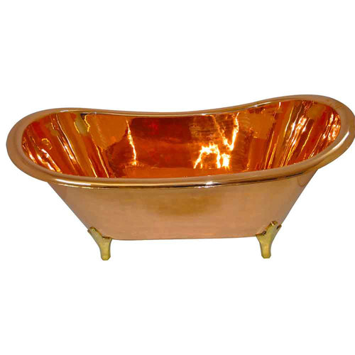 Coppersmith Creations Copper Bathtub 1650Mm x 787Mm Freestanding